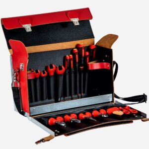 Insulated Toolset within Leather Bag